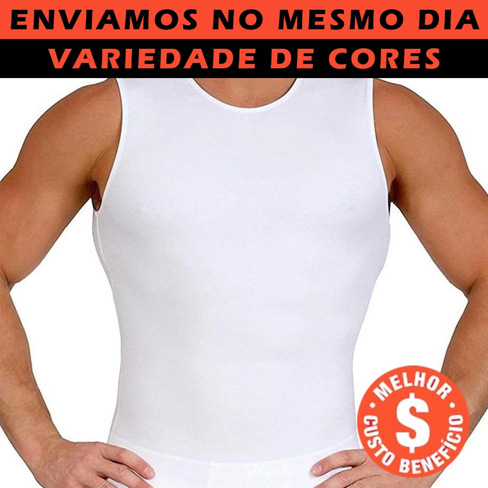 Cinta Modeladora Masculina Compressão Reduz Medid
