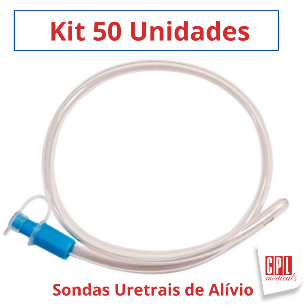 Sonda Uretral de Alívio CPL N. 04, 06, 08, 10, 12