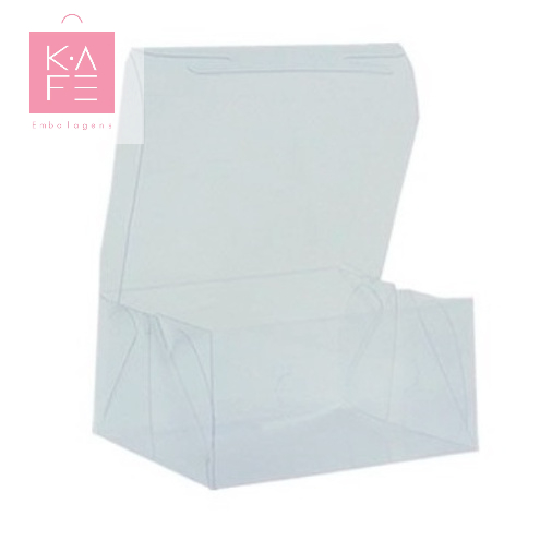 Caixa Transparente de Acetato M06 12x11x6cm Kafe E