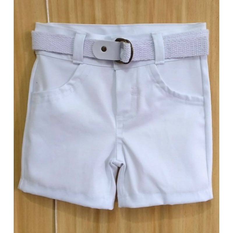 Roupa de Bebê Menino Recem Nascido Bermuda Sarja 