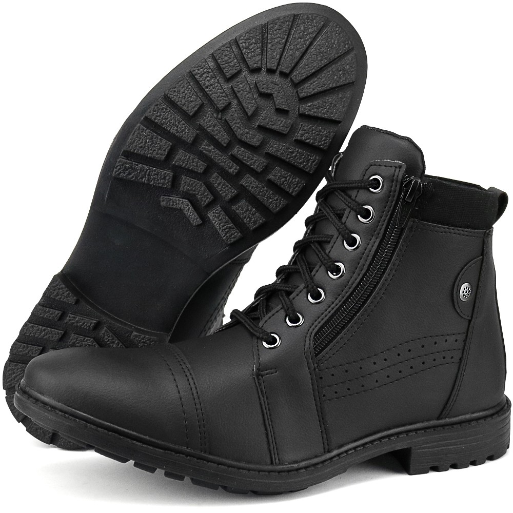 Bota Coturno Casual Masculino Pronta Entrega