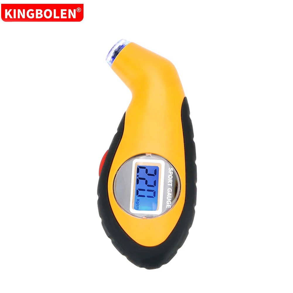 Manômetro de pneu de carro com LCD digital eletr�