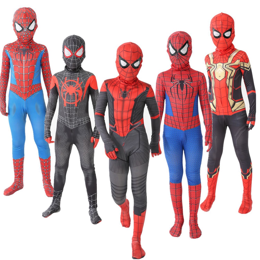 Roupa De Halloween Para Crianças Homem-Aranha Con