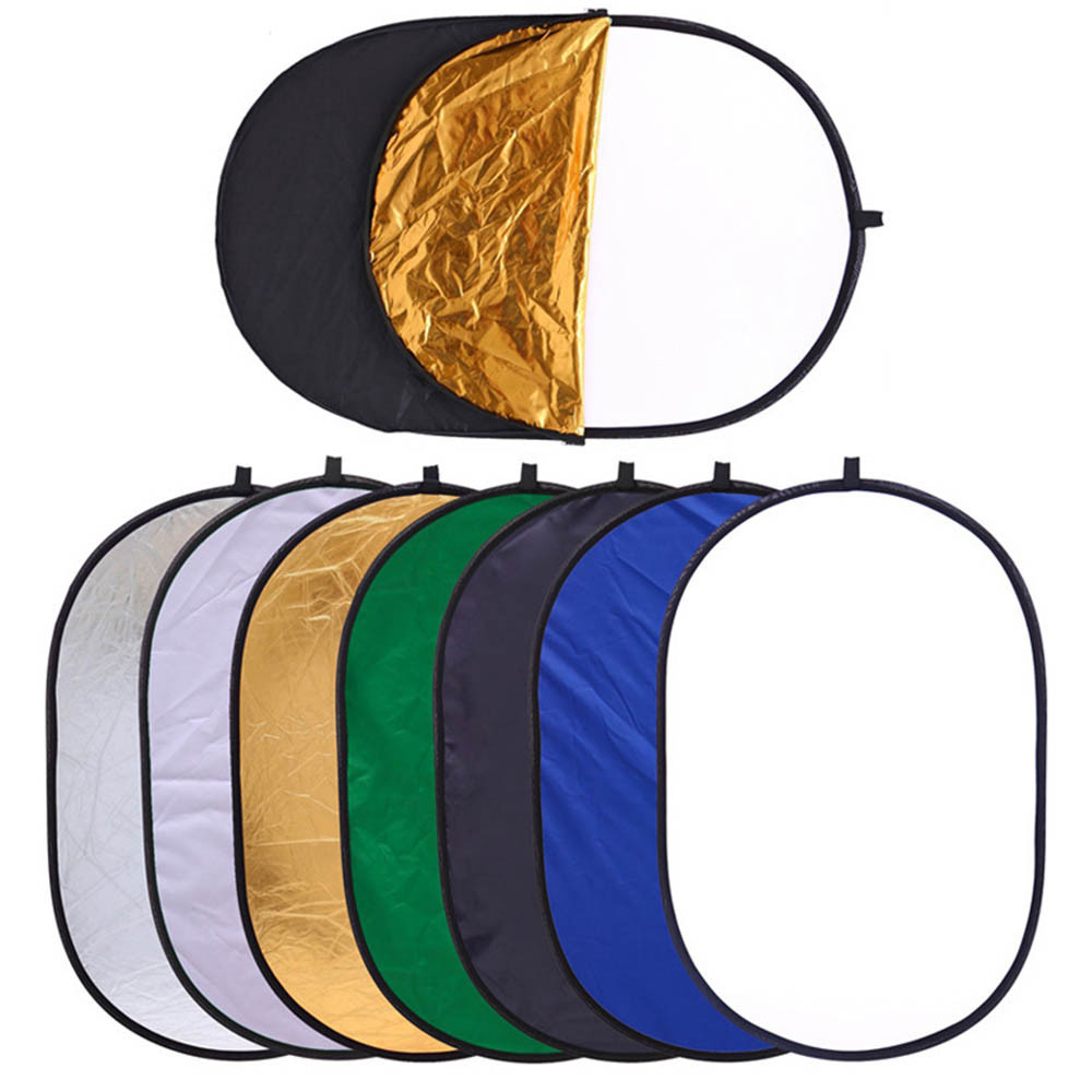 Rebatedor Oval 7 em 1 Refletor Fotográfico Difuso