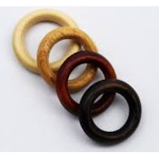 Argola Madeira 2 Cm – Várias Cores – 