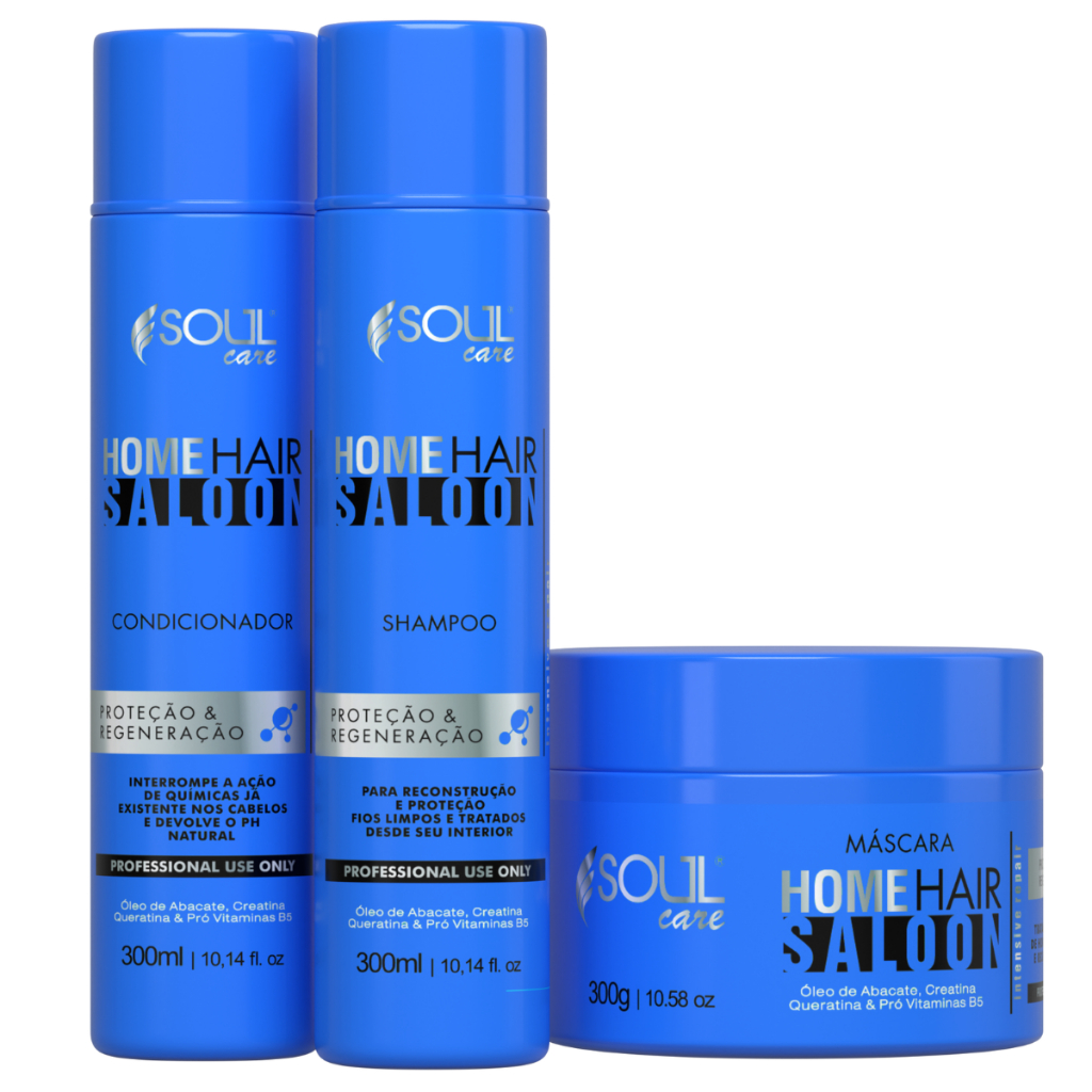 Kit Nutrição Capilar Profissional Soul Care 300g