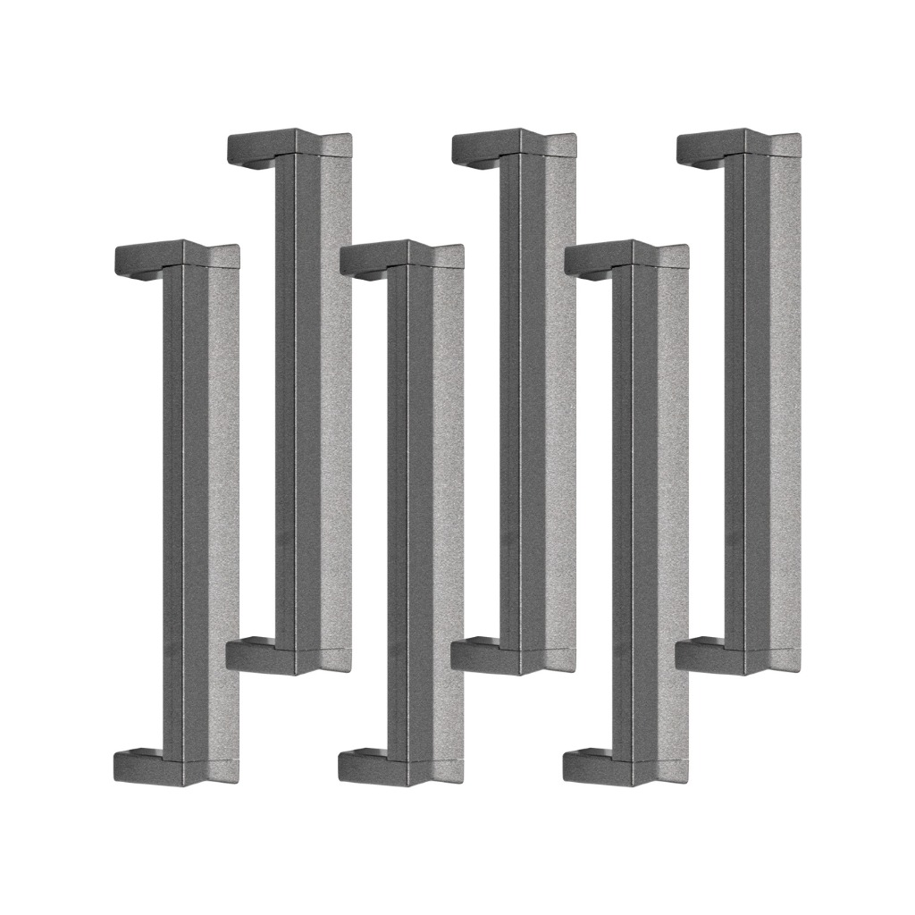 Kit 6 Puxadores Para Porta De Armario Gaveta Alca 