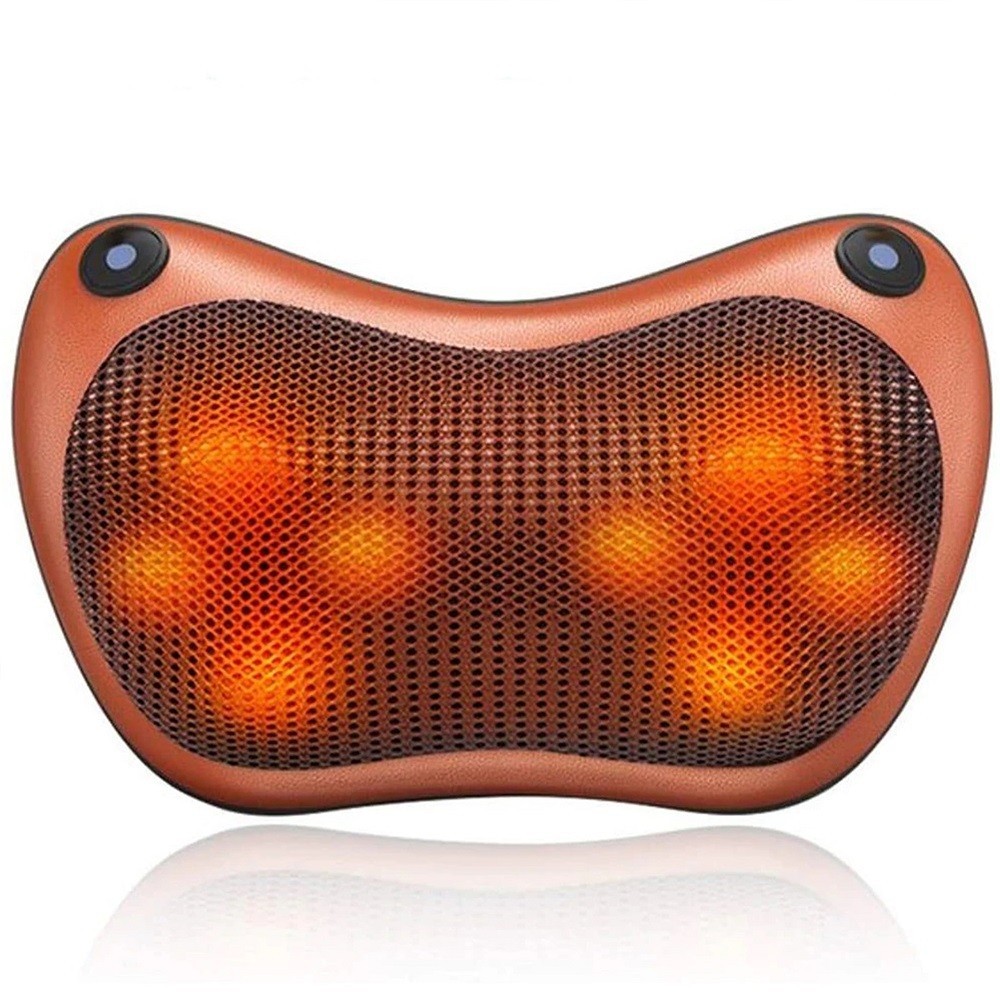 Massageador 8 Bolas Shiatsu Lombar Pescoço Veicul