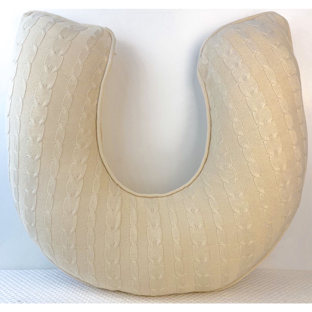 Almofada Para Amamentação De Tricot Trabalhada L