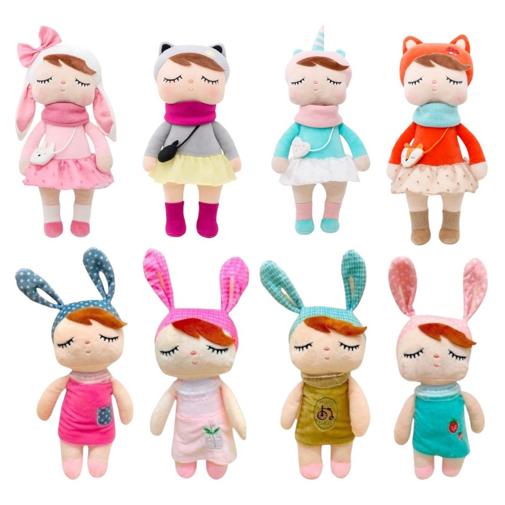 Boneca De Pano Angela Bichos Unicórnio Raposa Coe