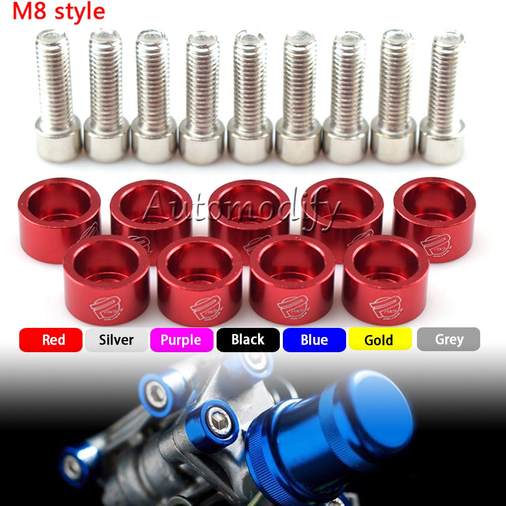 Carro De Alumínio JDM M8 9 Unidades/Pacote De Ani