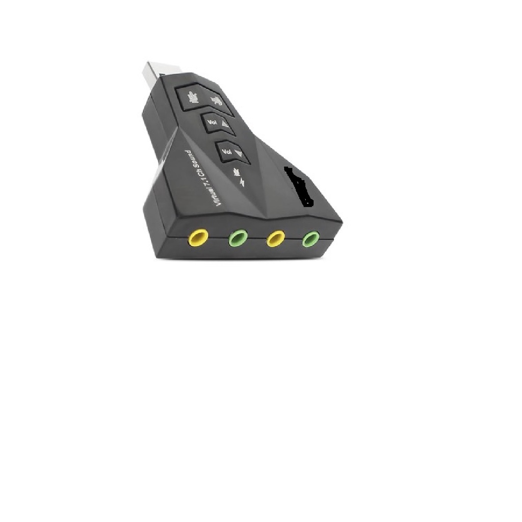 Placa De Som Audio Usb Externa 7.1 Adaptador 3d Pc