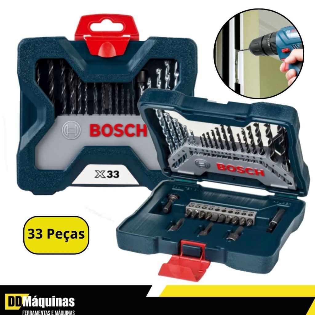 Jogo de Brocas Ponteira  33 Peças X-Line – 