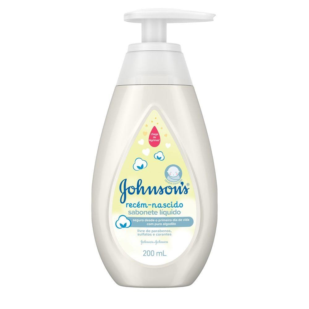 Sabonete Líquido Johnsons Recém Nascido 200ml