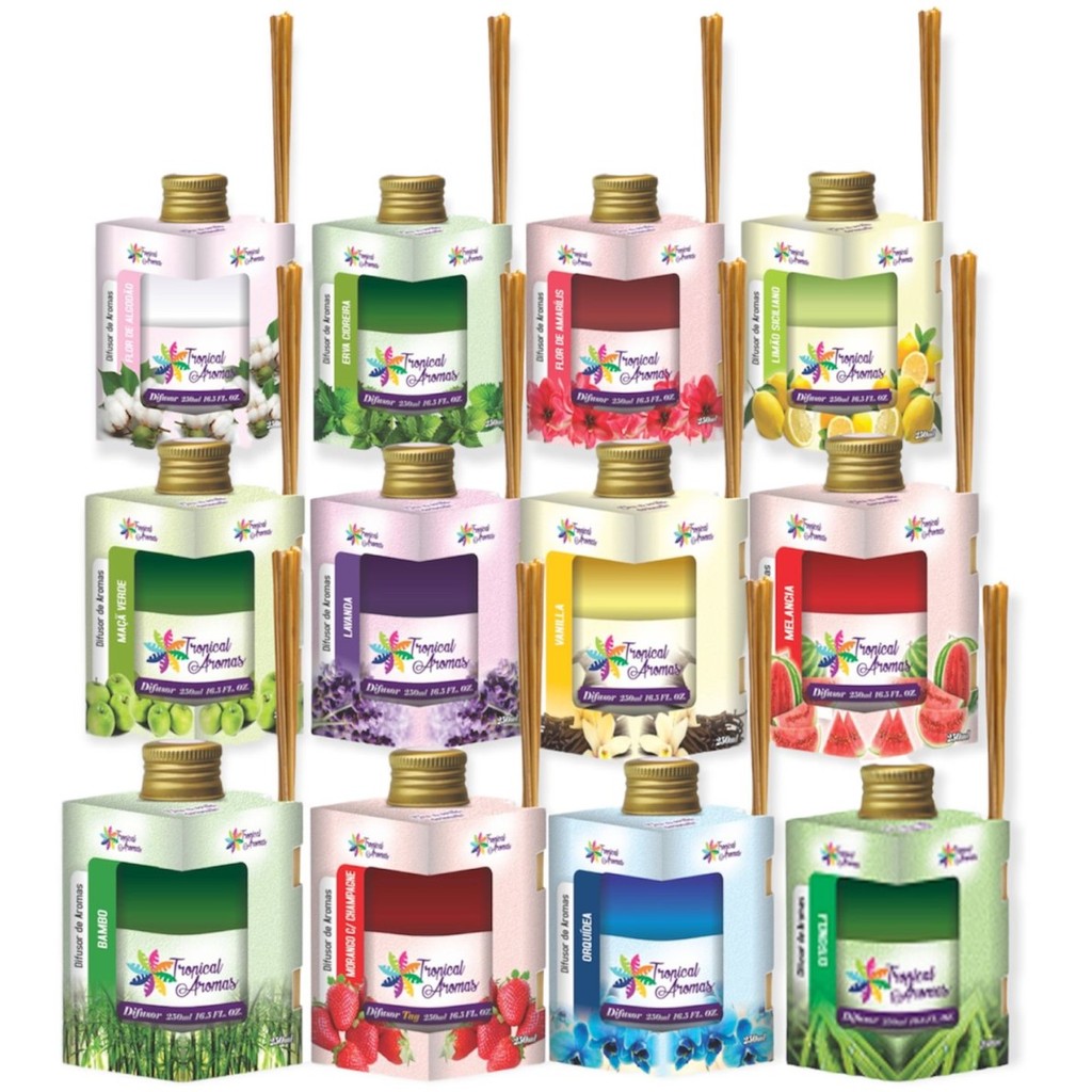Difusor Ambiente Tropical Aromas Aromatizador 250M