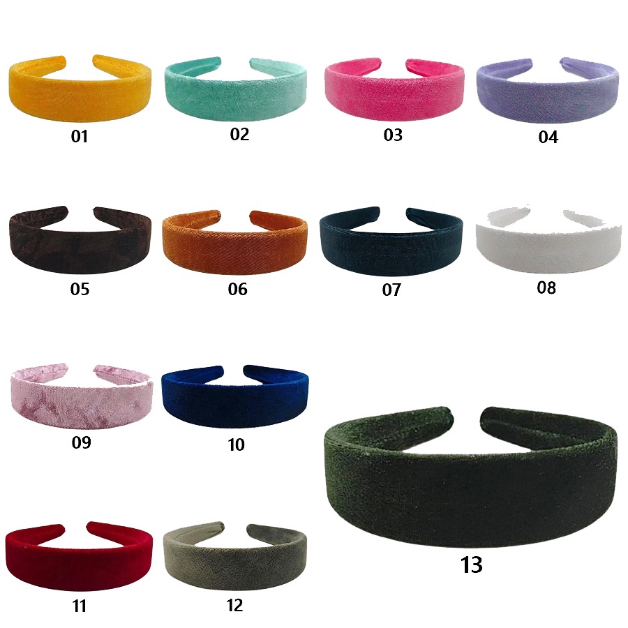 KIT 120 TIARA ARQUINHO VELUDO LISA MONTAGEM ACESS�