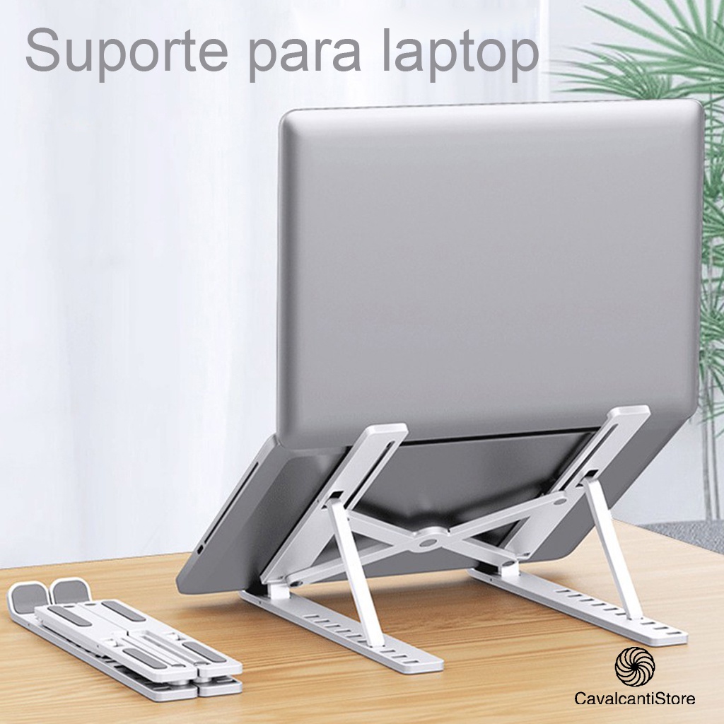 Suporte Para Notebook Alumínio Ajustável Dobráv
