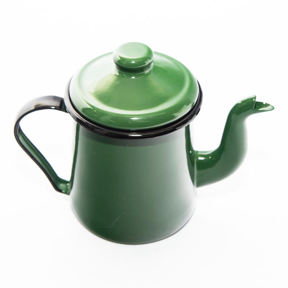 Cafeteira Esmaltada Ewel Verde c / Alça 1,1 L, 10
