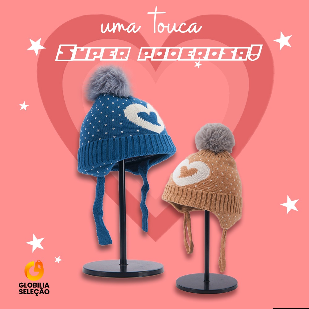 Desconto 50%Gorro Touca Infantil com Proteção pa