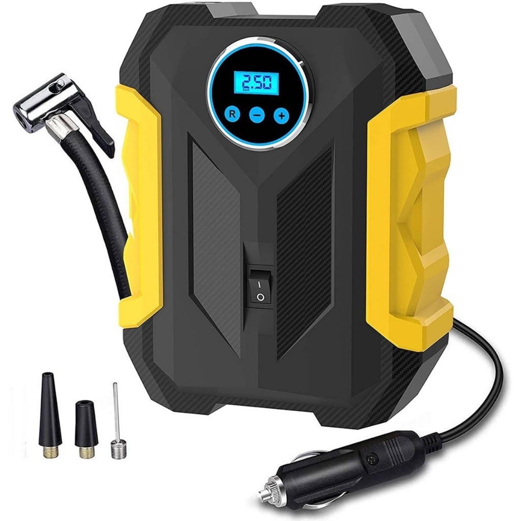 Mini Compressor De Ar Automático Aspirador Portá