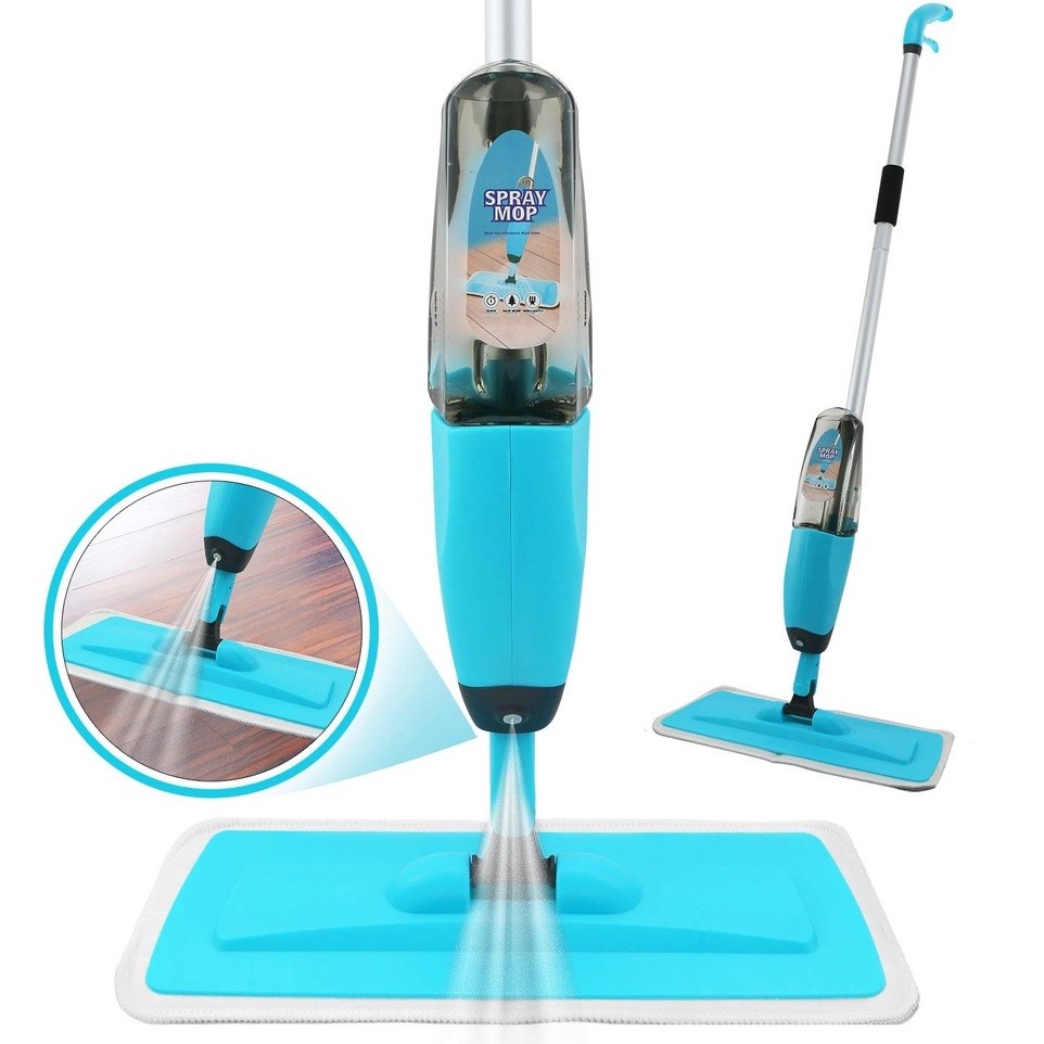 Mop Spray Magico Esfregão Com Reservatorio Rodo D