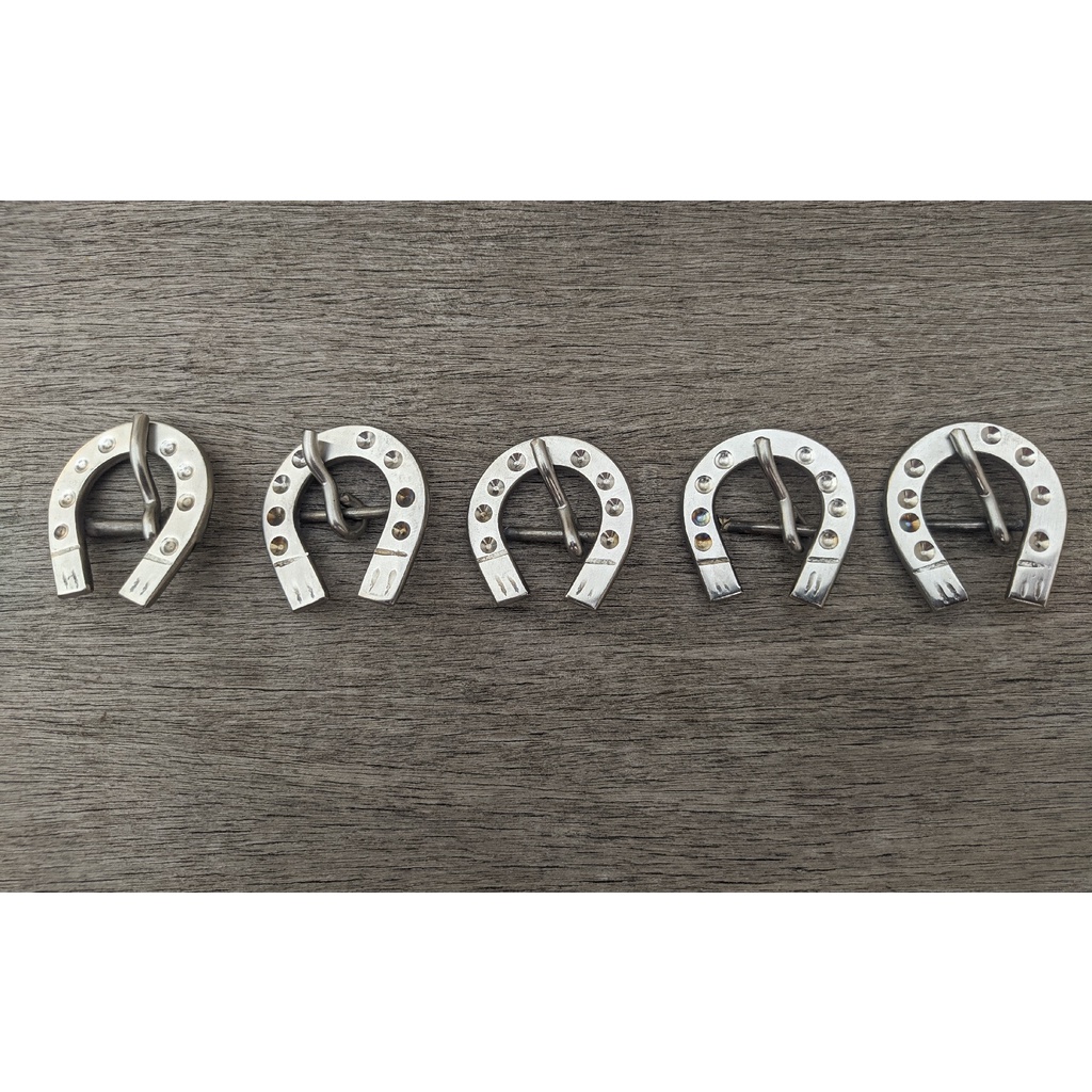 Fivela Ferradura Aberta 16mm  e 19mm em Inox para 