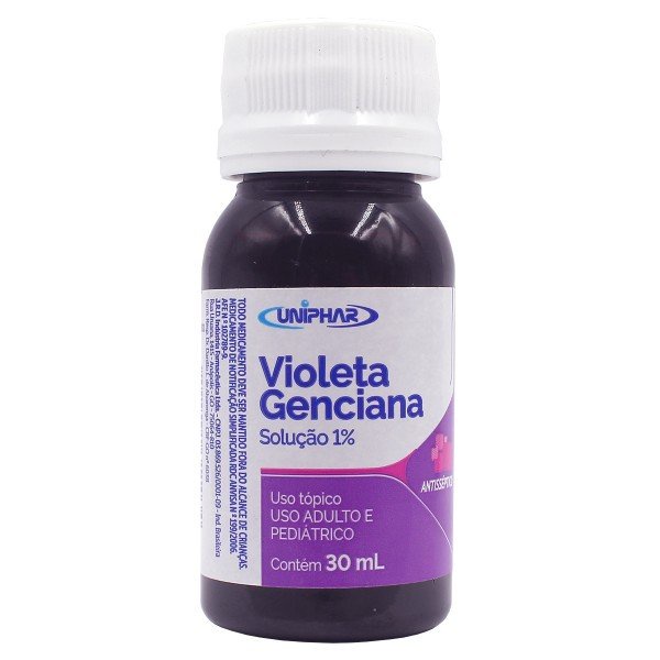 Violeta Genciana 30ml Solução 1% – Uniphar