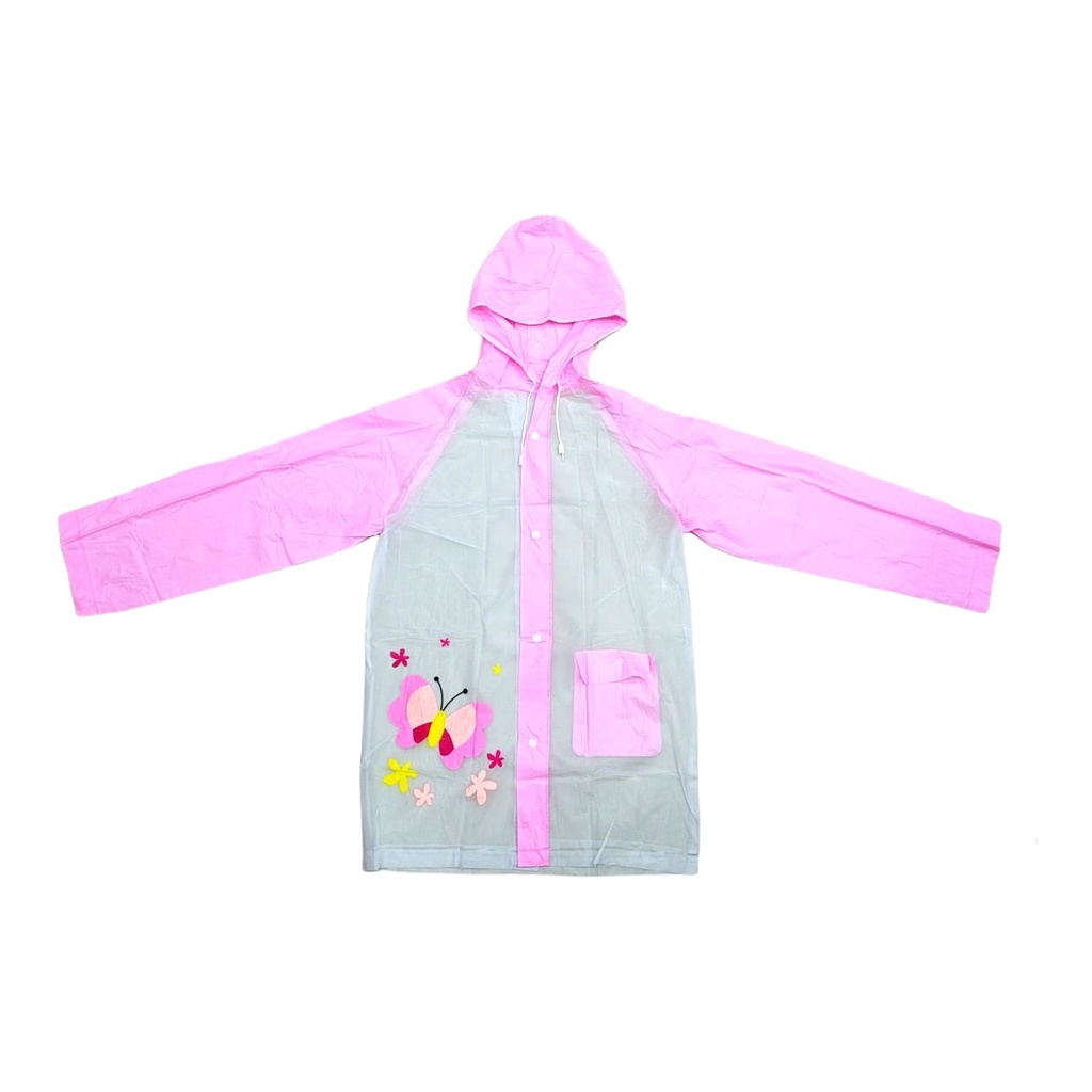 Capa De Chuva Infantil Resistente Escolar Passeio 