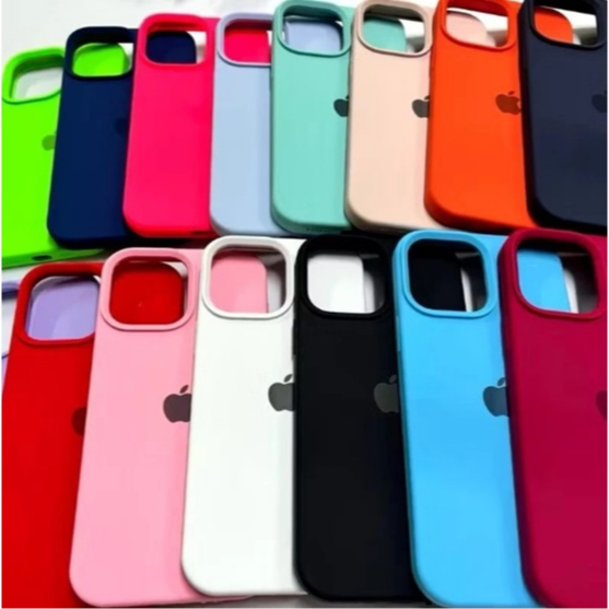KIT 3 e 5 Capas Case Silicone Câmera Aberta Iphon