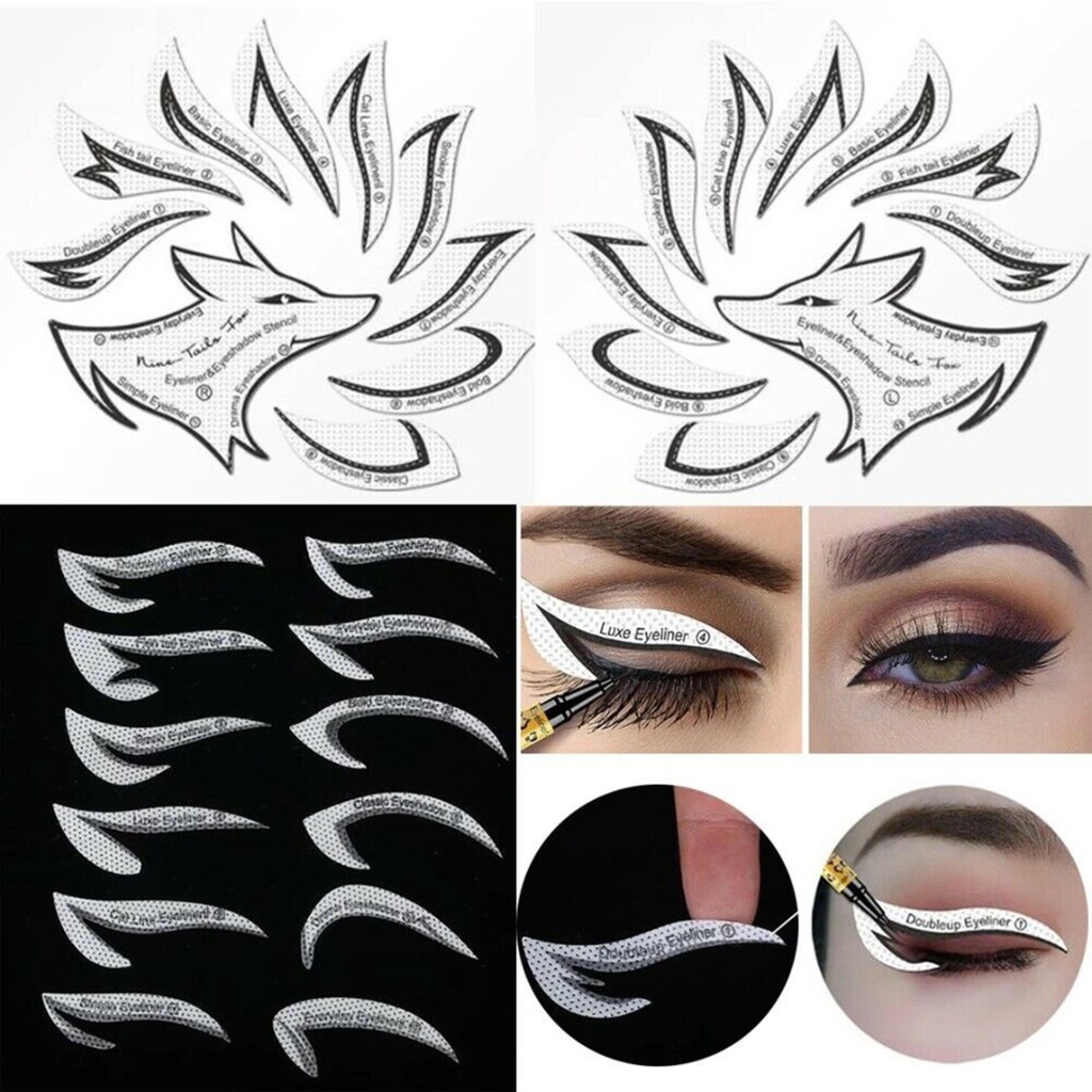 Eyeliner Eyeshadow Stencils Eye Makeup Template St