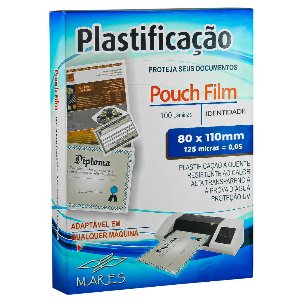 100 Folhas – Polaseal Plástico Para Plastif