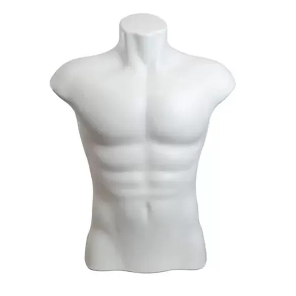 Busto Plastico Masculino Manequim