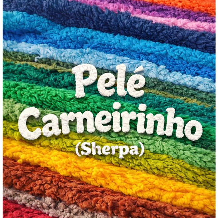 Tecido Pele de Carneirinho Sherpa  (1m x 1,50m) Va