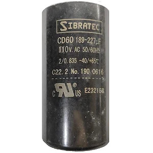 CAPACITOR ELETROLITICO DE PARTIDA 189-227 110V SIB