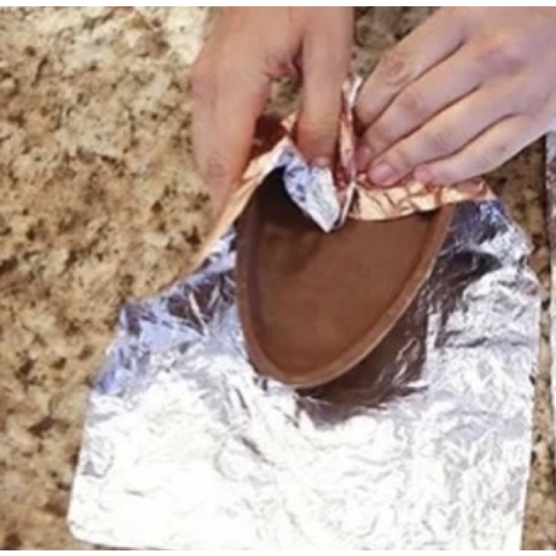 kit embalagem ovo de páscoa folha chumbo 40×