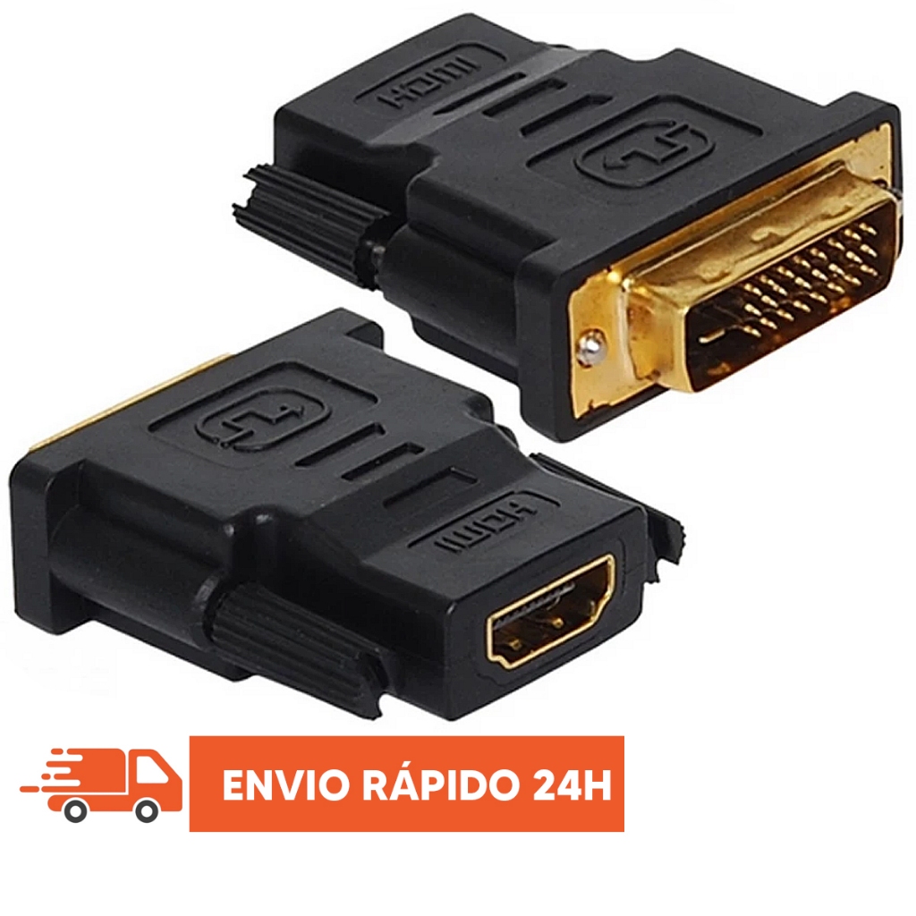 Adaptador Conector Dvi Digital Macho 24+1 Para Hdm