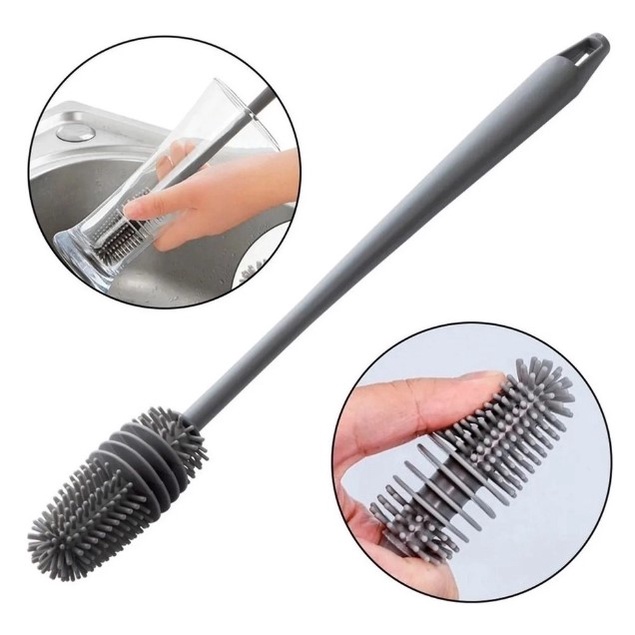 Escovas Para Lavar Garrafas Copos Canudos Mamadeir