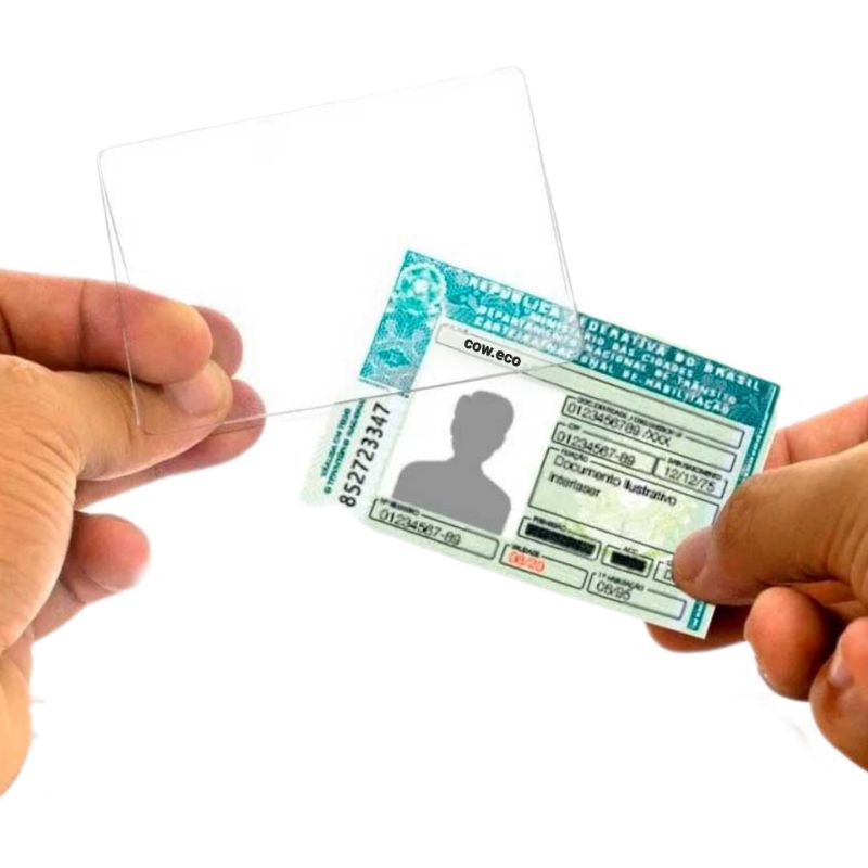 Capa Porta CNH/RG Acrílica PETg Carteira de Habil