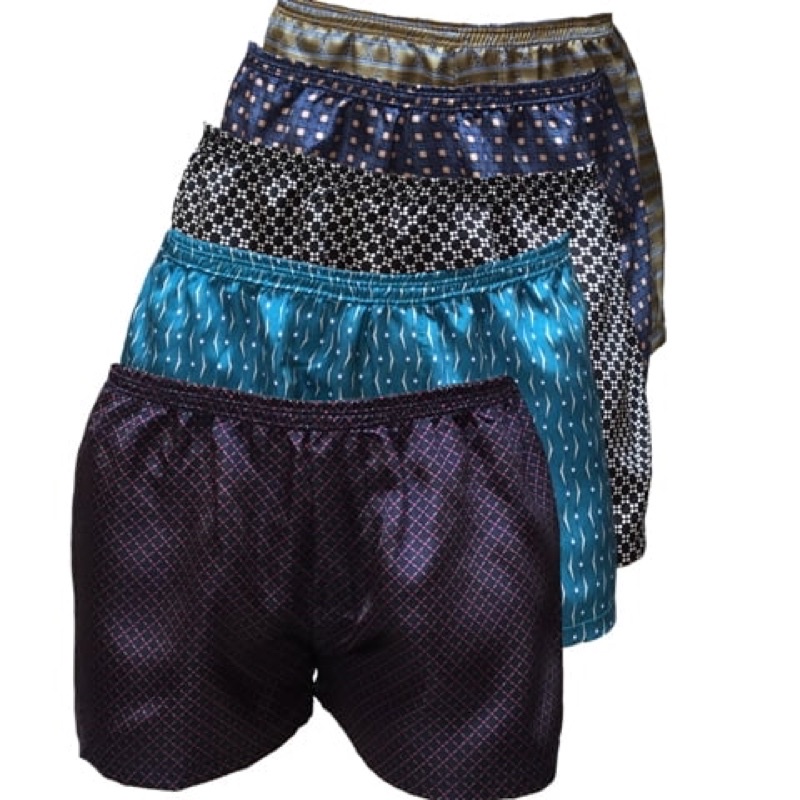Samba Canção Masculina Short Cueca De Cetim