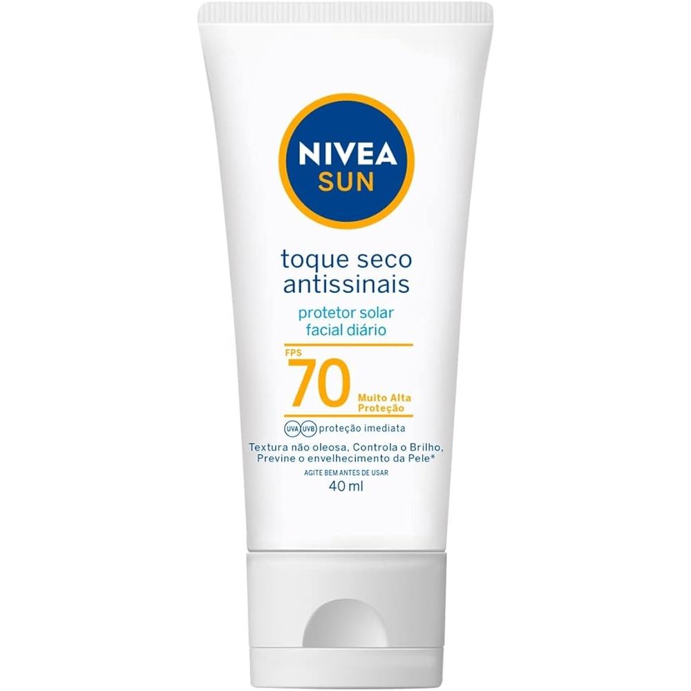 Protetor Solar Facial Nivea Sun Toque Seco Antissi