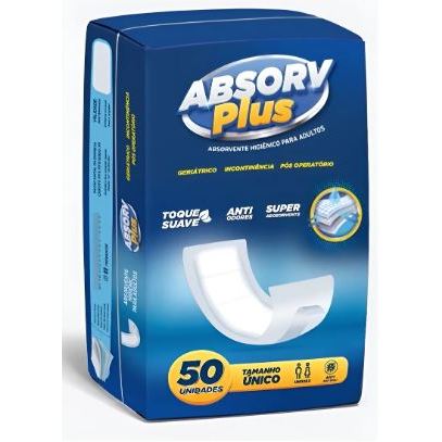Absorvente Geriátrico Absorv Plus c/50 unidades P