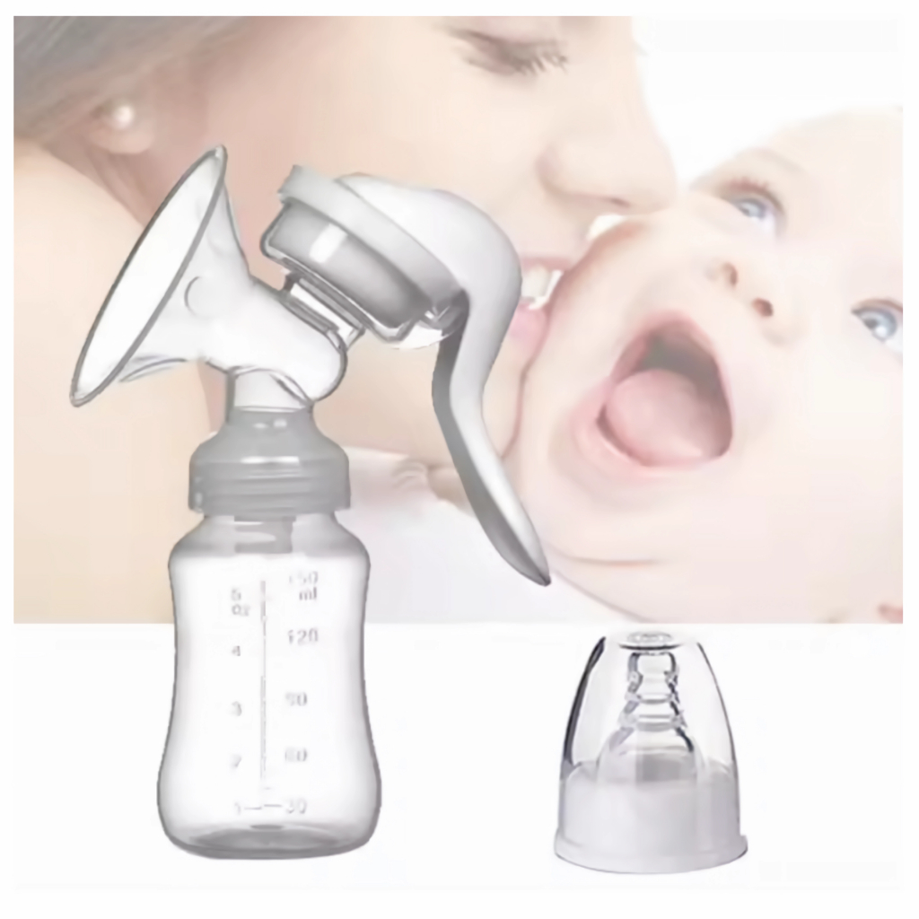 Bomba de tirar leite manual livre BPA acompanha bi