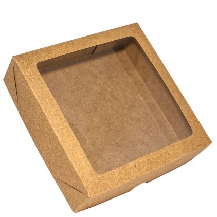 Kit 10 Caixas para Presente Kraft 20 x 20 x 6 Tamp