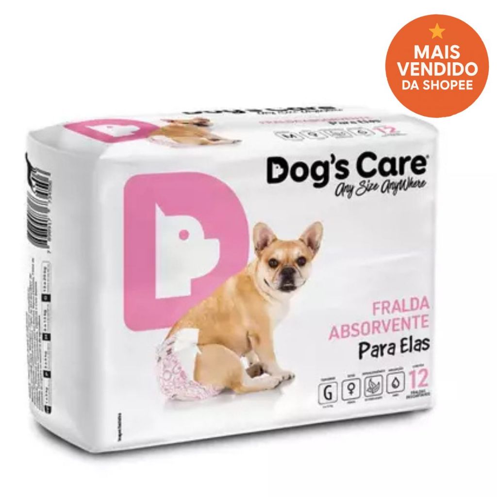 Fralda Absorvente Higiênica Descartável Dogs Car