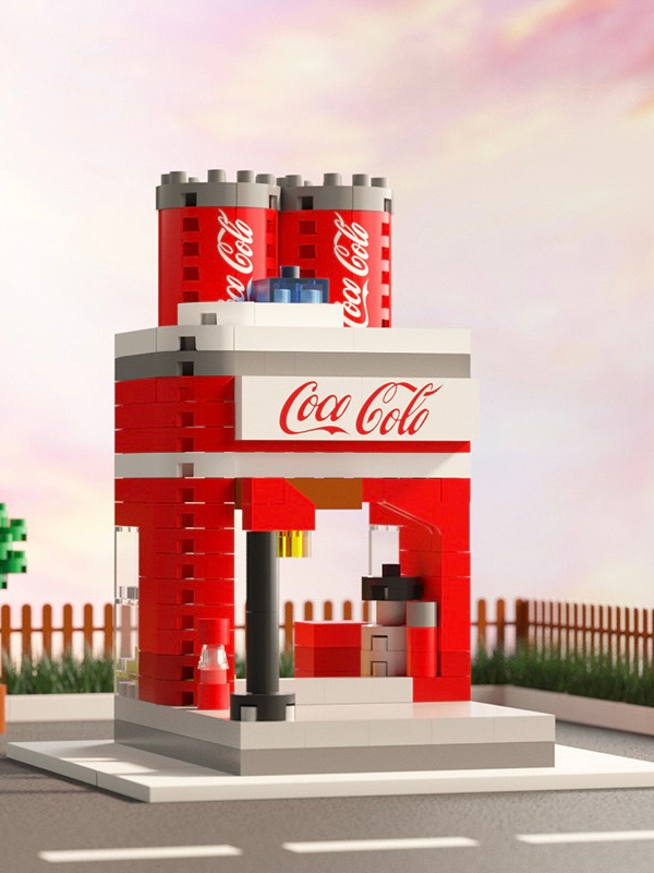 Mini Blocos de Montar Edifícios  Brinquedo Criati