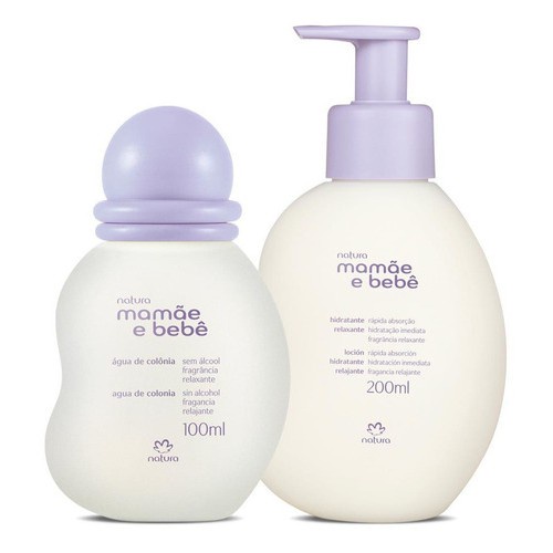 Combo Kit Natura Mamãe e Bebê Colônia + Hidrata