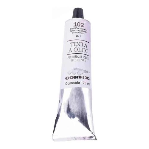 Tinta a Oleo para pintura em tela Corfix  102 Bran