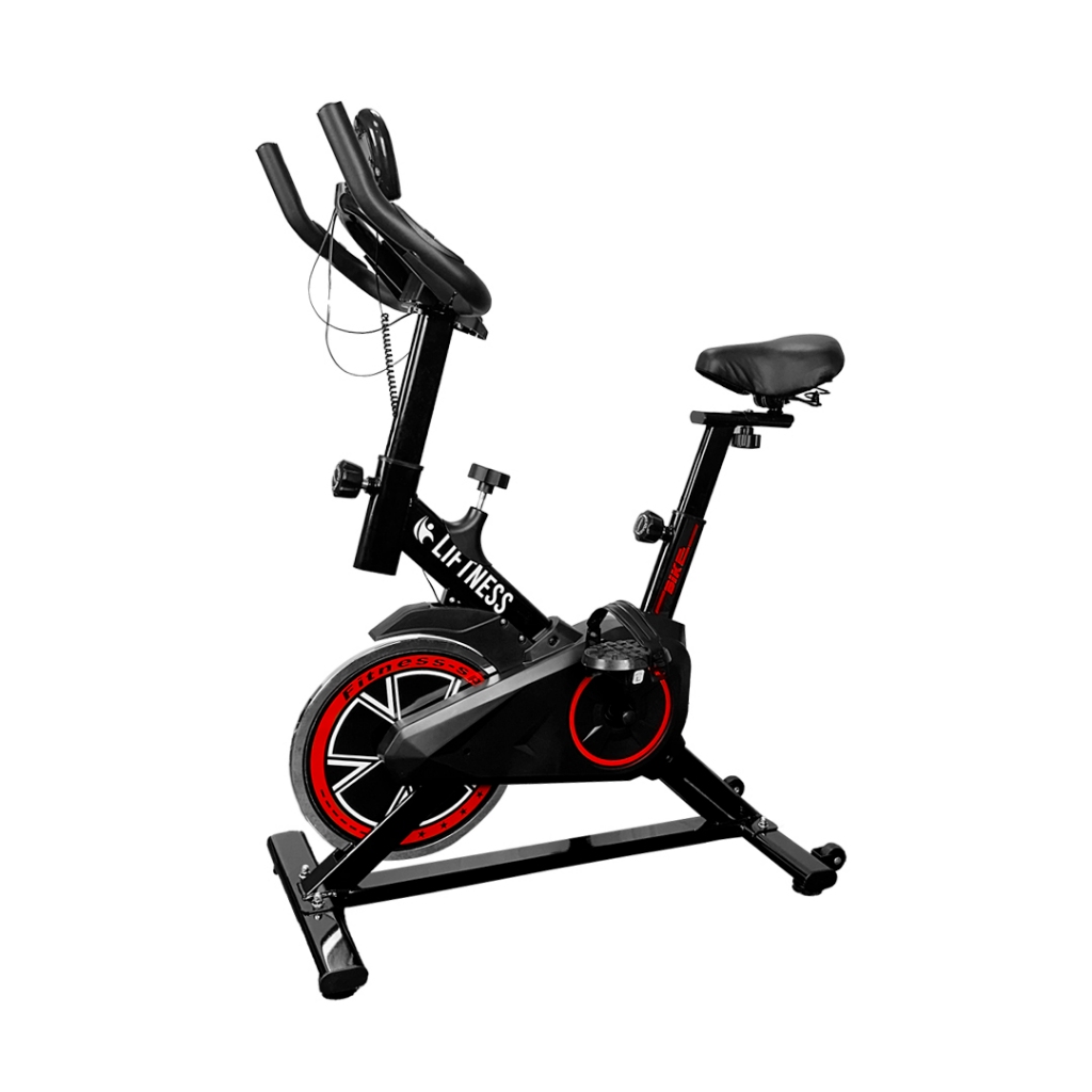 Bicicleta Ergométrica Para Spinning Preto Vermelh