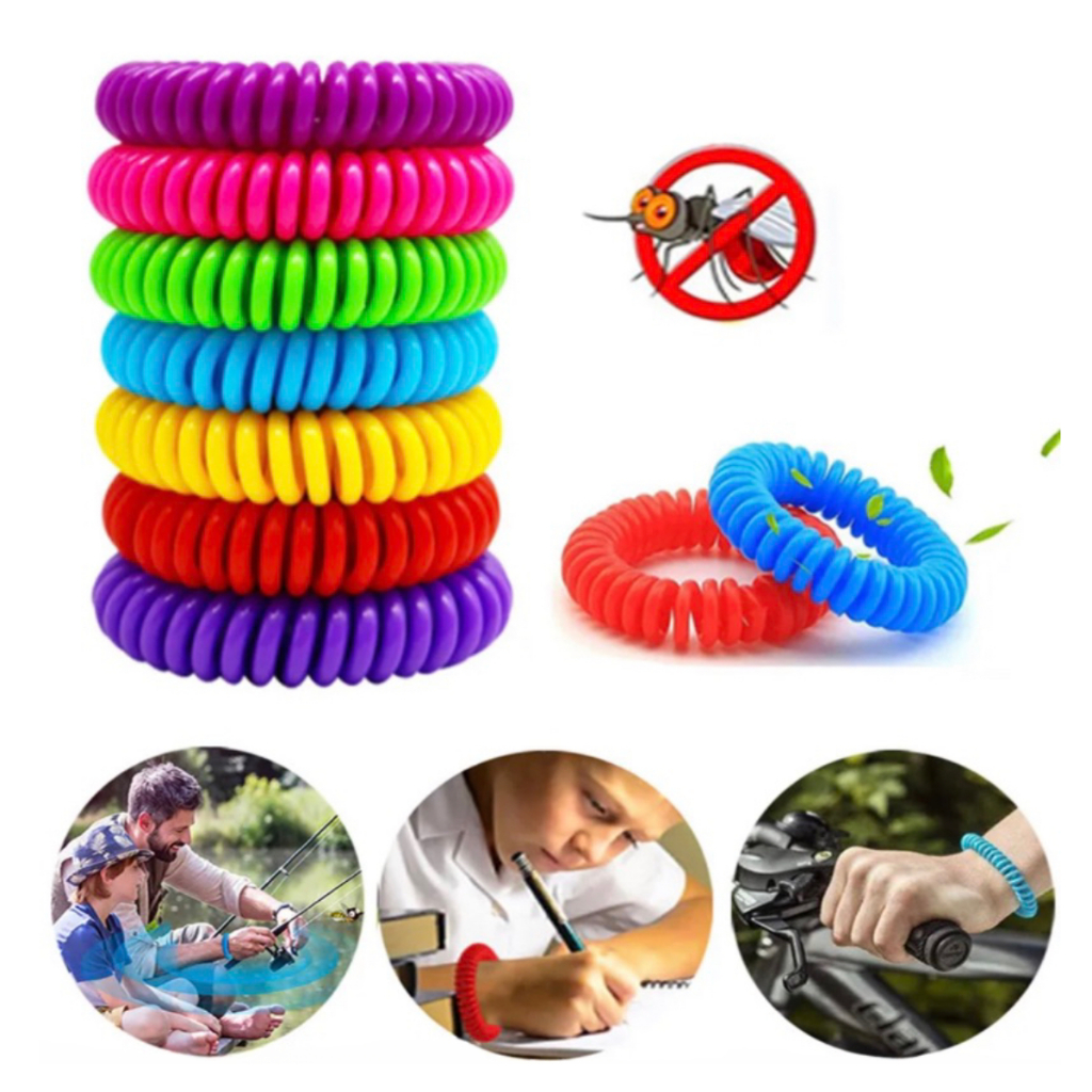 KIT Pulseiras Repelente Anti Mosquitos Citronela U