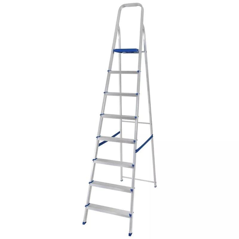Escada De Alumínio Doméstica 8 Degraus Mor